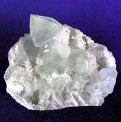 Fluorite is a halide mineral that is soft and usually colorless..